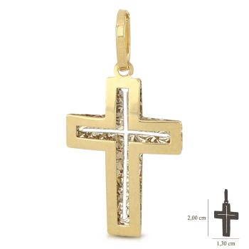 Croce a lastra senza Cristo