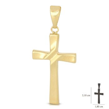 Hollow stamped cross