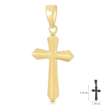 Croce scatolata gialla