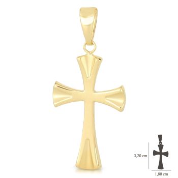Croce scatolata gialla