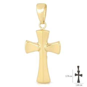 Croce scatolata gialla