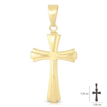 Croce scatolata gialla