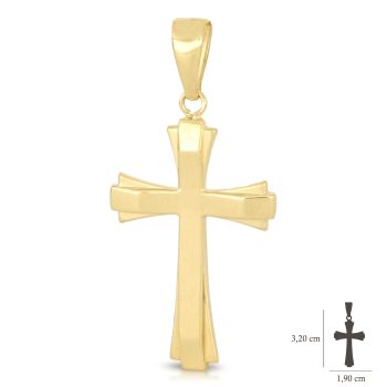 Croce scatolata gialla