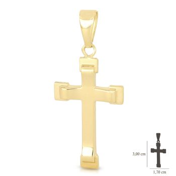 Hollow stamped cross