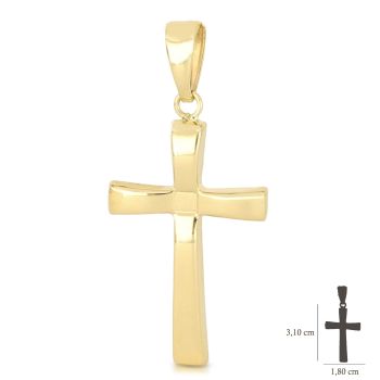 Croce scatolata gialla