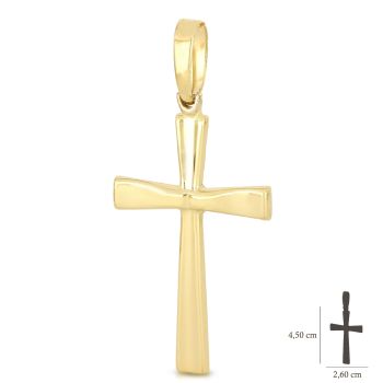 Croce scatolata gialla