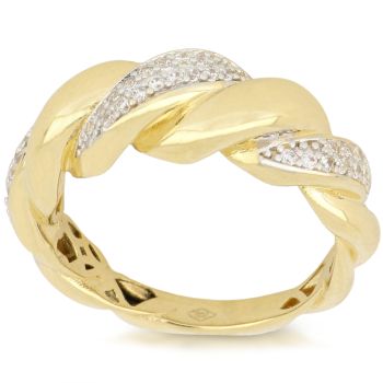 Anello 3D con zirconi