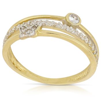 Anello con zirconi