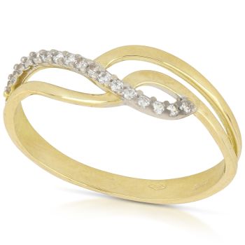 Anello con zirconi