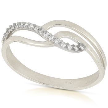Anello con zirconi