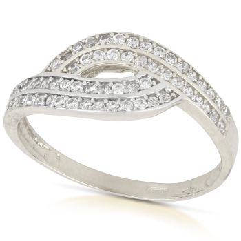 Anello con zirconi