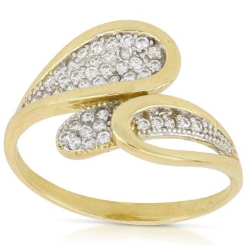 Anello con zirconi