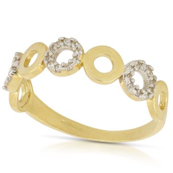 Anello con zirconi