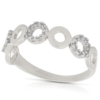 Anello con zirconi