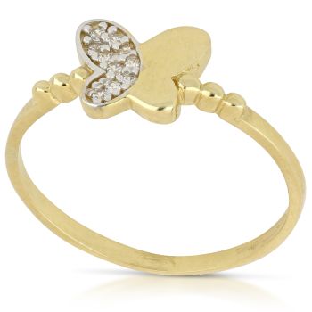 Anello con zirconi
