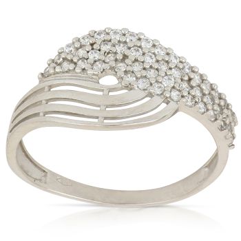 Anello con zirconi