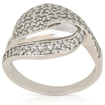 Anello con zirconi