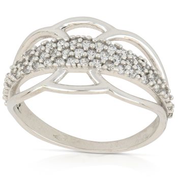 Anello con zirconi