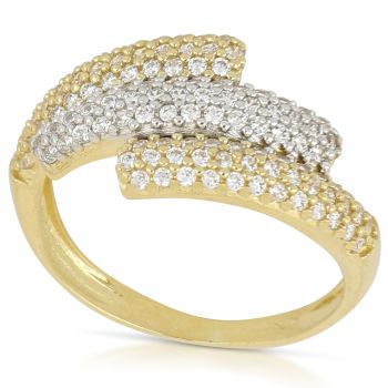 Anello con zirconi