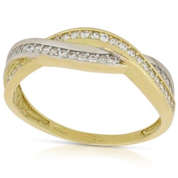 Anello con zirconi
