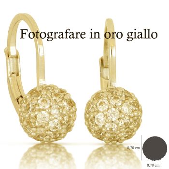 Orecchini mezza sfera