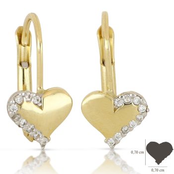 Orecchini a forma di cuore