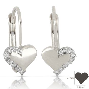 Orecchini a forma di cuore