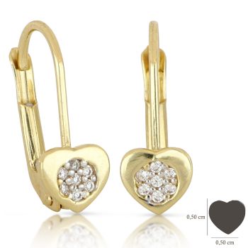 Orecchini a forma di cuore