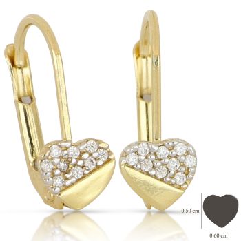 Orecchini a forma di cuore