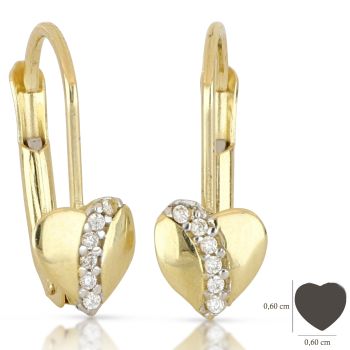 Orecchini a forma di cuore