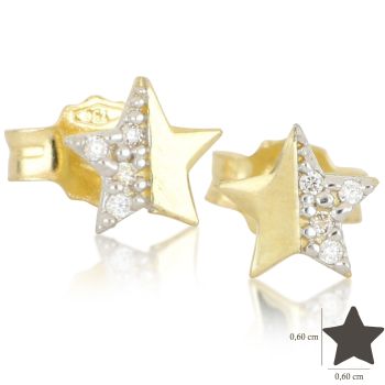 Star shaped earrings