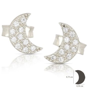 Orecchini a forma di luna