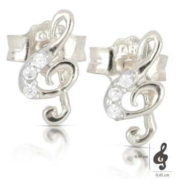Orecchini chiave di violino