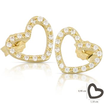 Orecchini a forma di cuore