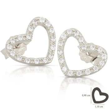Orecchini a forma di cuore