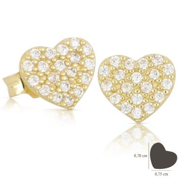 Orecchini a forma di cuore