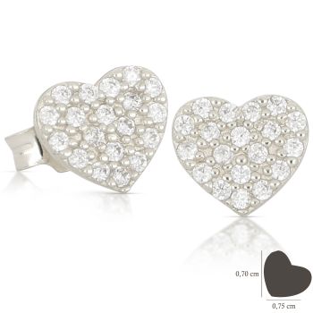 Orecchini a forma di cuore