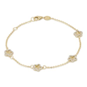 Bracciale con fiori