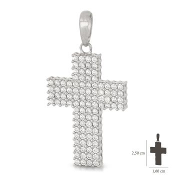 Croce con zirconi
