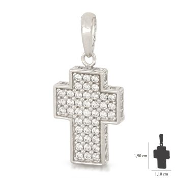Croce con zirconi