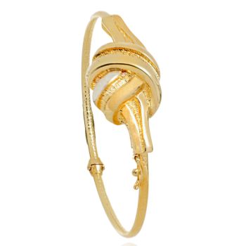 Bracciale rigido a nodo