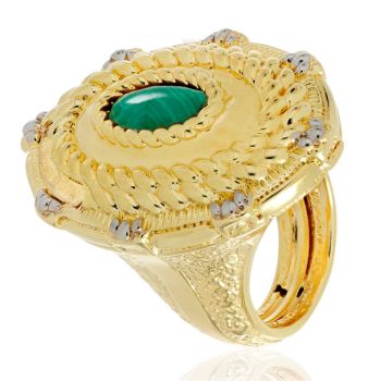 Anello con ovale