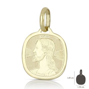 Medaglia con l'immagine di Cristo
