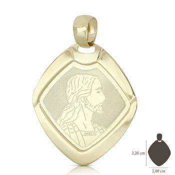 Medaglia con l'immagine di Cristo