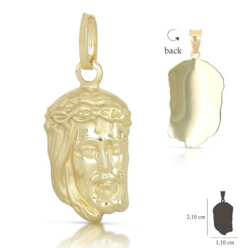 Medaglia volto di Cristo scatolato