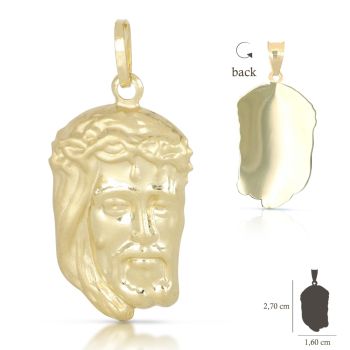 Medaglia volto di Cristo scatolato
