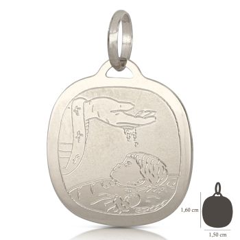 Medaglia con Fonte battesimale