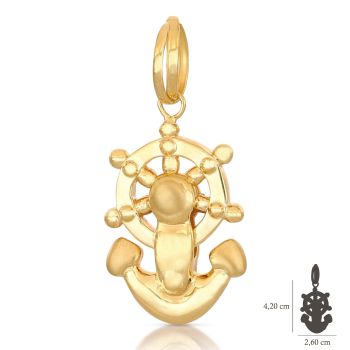 Helm and anchor pendant