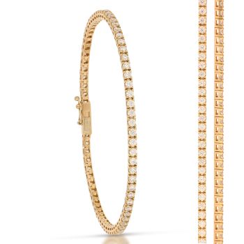 Bracciale tennis quadrato