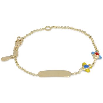 Bracciale con targa 14cm